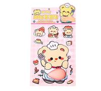 Generisch Adesivi 3D per la pancia, per laptop, custodie per cellulari, quaderni, diari, artigianato, bambini, adulti, come regalo per gli ospiti delle feste,