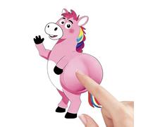 Generisch Adesivi a forma di animali per bambini, divertenti immagini adesive 3D con , regali per feste, forniture per il fai da te, per bottiglie d'acqua, scuola, fai da te, diario e diario
