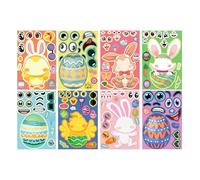 Generisch Adesivi per bambini | 8 sacchetti riempitivi per bambini, adatti per la casa, la scuola, l'auto, i viaggi, l'arte, il fai da te, le feste di compleanno e le ragazze