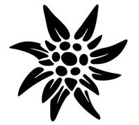 generisch Adesivo in Bianco Alpino, per Sport, Escursioni, Club, Silhouette (248)