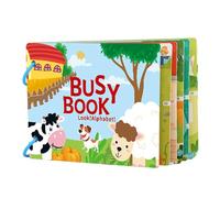 Generisch Adesivo prescolare, libro per bambini, potenziamento della creatività a motore fine, sviluppo cognitivo, strumento di narrazione occhio-mano, attività di apprendimento per viaggi, ristorante