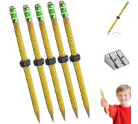 Generisch ADHD Fidget Pencil, custodia filettata con bulloni N", Sensory Focus & Anxiety Relief Pencil Strumento Fidget per bambini e adulti, Quiet Classroom Use (4 pezzi)