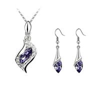 Generisch Affen Schmuckset Kreative Kristall Halskette Schmuck Ohrringe Set Persönlichkeit Schmuck Sets Perlen Für Ketten Erwachsene (C, One Size)