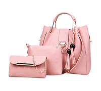 Generisch - Aggiornamento 3 pezzi Set di borse a tracolla borsa borsa a tracolla Top Borse Satchel Borsa a tracolla argento (RD2, taglia unica)