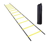 Generisch Agility Ladder | 6 m scala di allenamento agilità con borsa per il trasporto, 12 pioli di velocità per palestra, attività all'aperto, fitness, baseball, sport