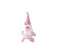 Generisch Albero di Natale in peluche decorazione sospesa, simpatico ciondolo di Babbo Natale, decorazione a tema natalizio, decorazione per pareti, finestre, porte, giardino di casa