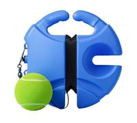 Generisch Allenatore da tennis Rebound, set di base da 25 cm, con corda elastica, portatile, attrezzatura per esercizi di tennis a ritorno automatico, per adulti e bambini, allenamento in cortile