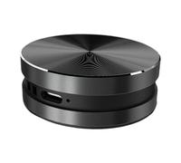 Generisch - Altoparlante doccia - Mini altoparlante impermeabile da 1,97 pollici, lettore musicale compatto a conduzione ossea con microfono integrato | Altoparlante da viaggio nero con bassi saturi