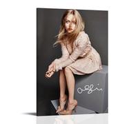 Generisch Amanda Seyfried Charming Poster Murale, Scrolls su tela, decorazione da parete, 40 x 60 cm