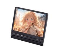 Generisch Amplificatore schermo per smartphone, 18,5 x 15 x 1,5 cm, visione senza fatica, con lente d'ingrandimento 3D HD, 16 pollici, pieghevole, contro la luce blu, ideale per viaggi, casa, colore