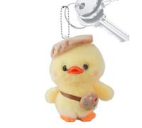 Generisch Anatra di peluche, decorazione morbida per borsa | Ciondolo per borsa in peluche, adatto per matrimoni, vacanze, viaggi, zaini, borse, collezioni e display