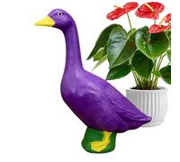 Generisch Anatre decorative da giardino, statuette di animali, in resina realistica, decorazione per esterni, per cortile, prato, laghetto da giardino, terrazzo, interni