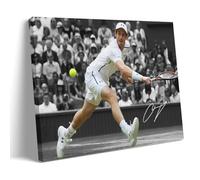 Generisch Andy Murray - Poster a forma di stella del tennis, fantastiche opere d'arte da parete, decorazione da parete, 50 x 75 cm