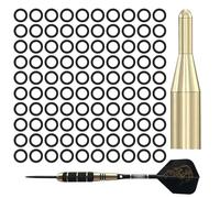 Generisch Anelli a O per Freccette, Freccette, 100 Anelli Multiuso per Freccette, Anelli a Forma di Freccia, Resistenti per la Maggior Parte delle Freccette, per Freccette Portatili per