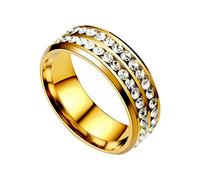 Generisch Anelli in argento fidanzamento moda coppia anelli magnetici (oro, 10)