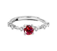 Generisch Anelli ovali S925 Silver Platinum Plated Moissanite Anello Donna Anello Di Anelli 5000 Pezzi, A, Rame, Non pietra preziosa