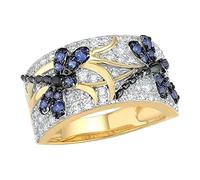 Generisch Anelli per raccoglitore ad anelli rivelare personalità anello fede nuziale 2 anelli, 9, Metallo, Nessuna pietra preziosa