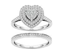 Generisch Anelli Rettangolare Intaglio Diamanti Anelli Interi Adattatori Anelli Per Altoparlante, Taglia unica, Metallo, Nessuna pietra preziosa