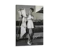Generisch Angela Lansbury - Poster artistico con stella del cinema, fantastiche opere d'arte su tela, decorazione da parete, 60 x 90 cm