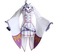 Generisch Anime Re ZERO Starting Life In Another World Cosplay Costumi Halloween Carnevale Party Ram Rem Donna Uniformi Rock Dress (Emilia, L)