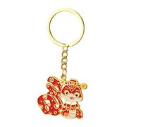 Generisch Anno del Serpente Pendente, Ciondolo Serpente Portachiavi Ciondolo Souvenir Charm 2025, Portachiavi Cinese Serpente Luna Anno Benedizione Souvenir, per Borsa, Zaino