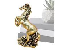 Generisch Anno della statua del cavallo | Display souvenir in tradizionale | per l'anno del cavallo 2026 - per libreria, armadio, tavolo da pranzo, camera da, famiglia, amici, compagni di