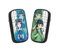Generisch Apothecary Diaries Anime, 2 custodie per matite per adolescenti, borsa per stazionario di grande capacità, adatto per la scuola con student Stationery for Girls and Boys, Cat-2, Anime