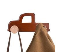 Generisch Appendiabiti da parete in legno a forma di auto | Ganci per cappotti e cappelli per camere, asciugamani, bagno, bambini, porte, zaini, vestiti, bagno, camera da letto