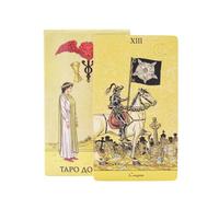 Generisch Apprendimento Carte dei Tarocchi - Tarocchi Imparare Carte Set | Gioco Di Divinazione Portatile Per Amici Colleghi Famiglia