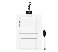 Generisch Appunti intermedi Pickleball, Pickleball Strategy Board, tavola strategica double face per sport da palla, badminton