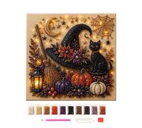 Generisch Arte di perle spaventosa e dolce, decorazione per la casa | Kit fai da te con perline per Halloween, per casa, studio, appartamento, camera da letto, feste, compleanni, festività