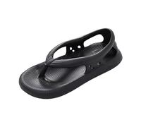 Generisch Arthrose - Pantofole da uomo al ginocchio, antiscivolo, con fondo spesso, ad asciugatura rapida, con tacchetti, Nero , 40 EU 3X-Stretta