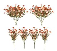 Generisch Artificial Fall Flowers - Fake Thanksgiving Fall Flowers Decor, Warm Atmosphere Artificial & Dried Flora Decoration for Balcony, Garden, Porch, Patio, Front Door