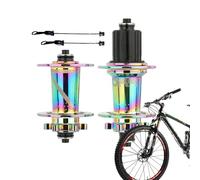 Generisch Assemblaggio mozzo Bicicletta - Mozzo Ruota ad Alte Prestazioni, di Cuscinetti universali, componenti 'ASSE in Alluminio, Sostituzione Forte, Set di Ruote scorrevoli | Parti per