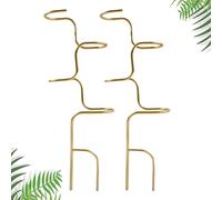 Generisch Asta di supporto per piante, in metallo, 32 x 11 cm, per piante da giardino, 1 asta di supporto, per giardinaggio, vasi di fiori, piante d'appartamento, giardino e crescita