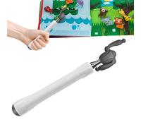 Generisch Asta indice con supporto per dita, asta allungabile per insegnanti, puntatore di lettura, strumento di presentazione per la scuola elementare, lavagna per insegnanti, lezioni interattive