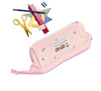 Generisch Astuccio portapenne da donna, 21 x 7 x 10 cm, con tre orsi, resistente, pratico, per bambini, studenti, scuola, viaggi, Colore: rosa., vedi descrizione, Vedi descrizione