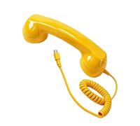 Generisch Auricolari per telefono retrò tipo C, auricolari vintage per | Compatibile con la maggior parte degli smartphone e tablet, interfaccia di tipo C, connessione via cavo stabile, linea piatta