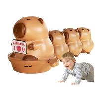 Generisch Auto giocattolo da sollevamento - Catena di trazione da 6,5 pollici, Auto Capybara magnetica | Sviluppo delle capacità motorie sensoriali per bambini 6, ragazze e attività di