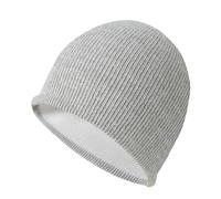 Generisch Autumn and Winter Reflective Knit Hat Night Reflective Silk Outdoor Sports Windproof Warm Hat, bianco, Taglia unica