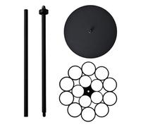 Generisch Award Shelf - Supporto girevole a 360° per carichi pesanti, senza | Espositore da appendere per oltre 45 trofei sportivi per corsa, corsa, calcio, baseball, softball, ginnastica