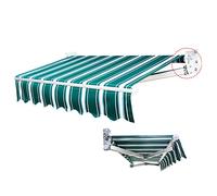 Generisch Awning, braccio articulated Sun Awning, Wall Mount, Angle Adjustable, UV Protection, Waterproof, Manual Retractable, Alluminio, 200 x 150 cm