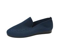 Generisch Ballerine da donna, comode, basse, chiuse, lavorate a maglia | Scarpe ballerine da donna, eleganti, comode, antiscivolo, robuste, leggere