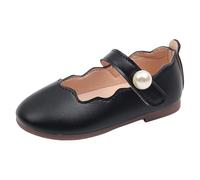 Generisch Ballerine da ragazza, Mary Jane, scarpe basse, ballerine, scarpe da principessa, leggere, da principesse, scarpe da scuola, matrimoni, feste, per abiti da sposa, scarpe da scuola, Nero