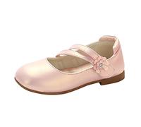 Generisch Ballerine da ragazza, Mary Jane, scarpe basse con fiocco, scarpe da principessa, leggere, da principesse, scarpe da scuola, matrimoni, feste, scarpe da sposa, rosa., 30 EU