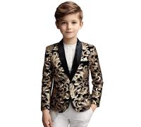 Generisch Bambini, balli di fine anno, tinta unita, alla moda, paillettes, vestibilità stretta, maniche lunghe, giovani, casual, Nero , 6 anni