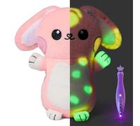 Generisch Bambola di stoffa luminosa con luce calda per la decorazione | Morbido peluche illuminato con luce notturna delicata per alleviare l'ansia e giochi d'arte