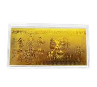 Generisch Banconote in oro - banconote collezionabili | Banconote decorative | Banconote cinesi del nuovo anno | Banconote commemorative cinesi New Year Gold Commemorative Banconote in oro