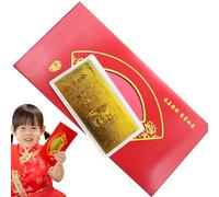 Generisch Banconote in oro - banconote collezionabili | Banconote decorative | Banconote cinesi del nuovo anno | Banconote commemorative cinesi New Year Gold Commemorative Banconote in oro
