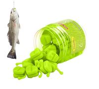 Generisch Bassi Esche 25 Pezzi Mais Design | Esca galleggiante per carpa,Esca artificiale morbida per donne uomini pesca acqua dolce salata lago fiume mare